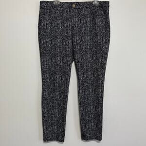 Michael Michael Kors Black and White Zig Zag Pants Size 14